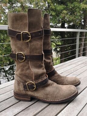 Fiorentini + Baker suede buckled boots